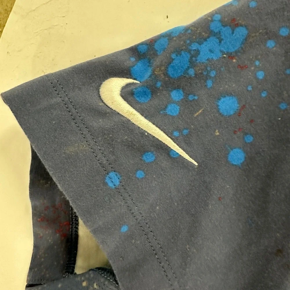 Nike USA Breaking Dri-FIT ADV T-Shirt Mens S Blue FQ7114-491 Graphic Paint Paris